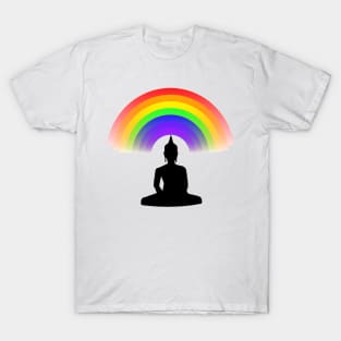 Tibetan Buddhist Dzogchen Rainbow Buddha T-Shirt